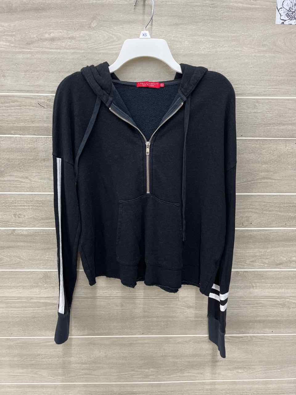 Philanthropy Black Womens Women Size Small Sweatshirt