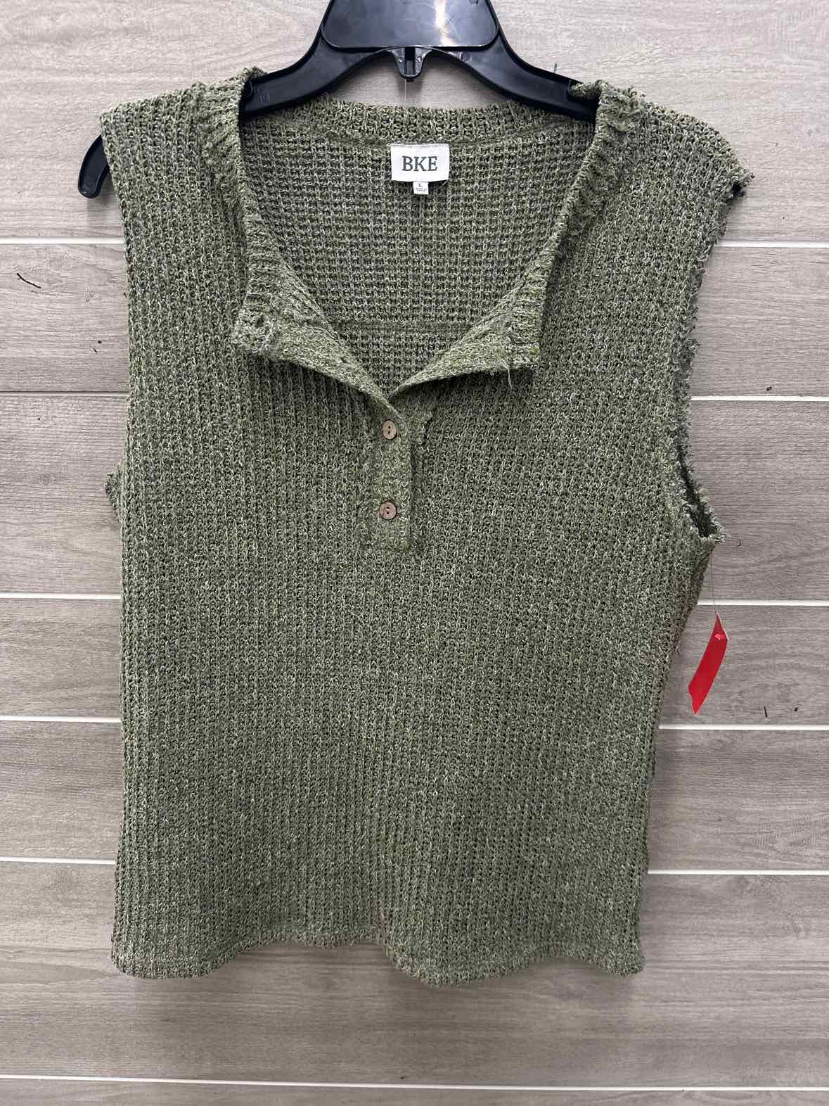 BKE Size L Green Womens Tank Top