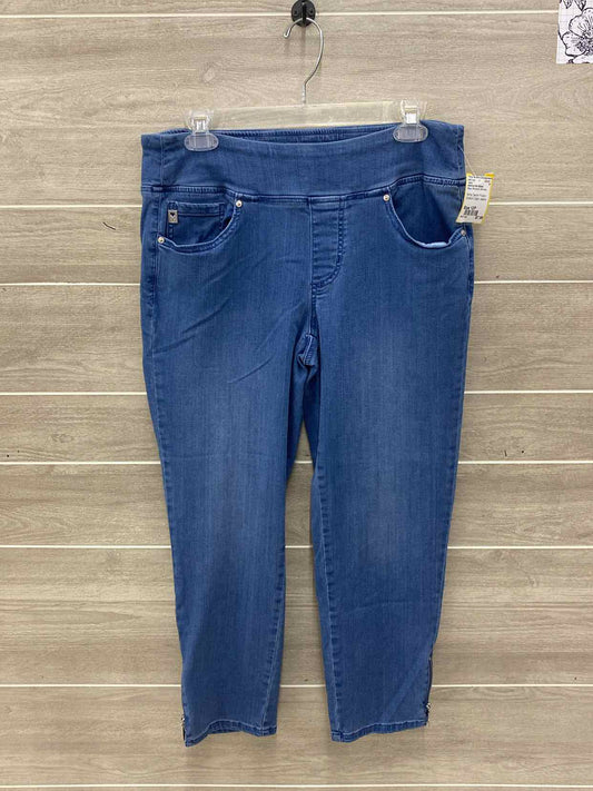 belle by Kim Gravel Blue Womens Women Size 12P Jeans