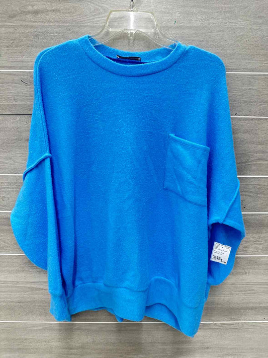 Zenana Size S/M Blue Womens Sweater