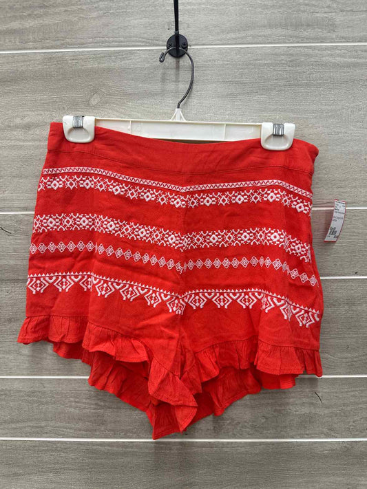 Moon River Size 6/8 Orange Womens Shorts