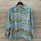 Multi-Color Womens Women Size 2X Blazer