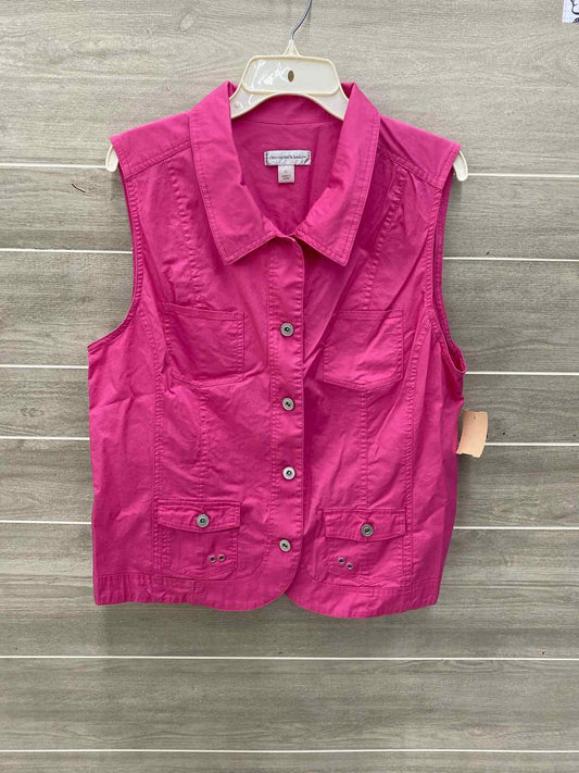 Christopher & Banks Pink Womens Size XL Vest