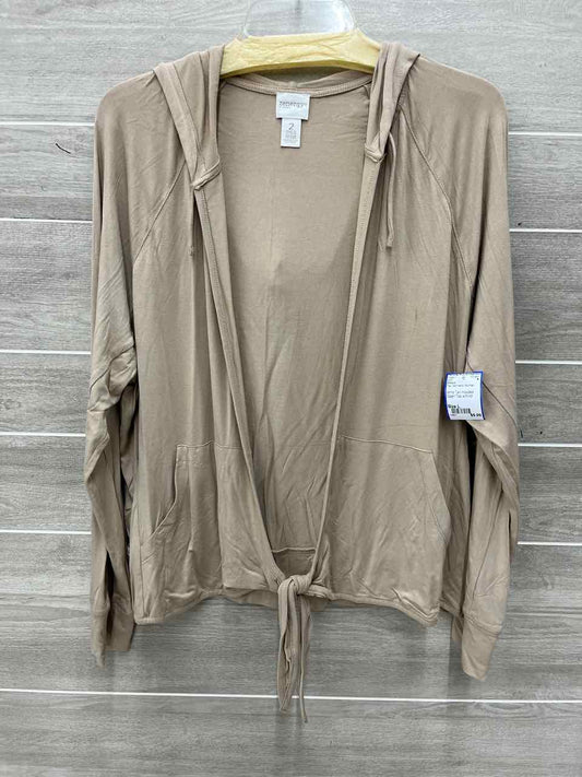 Chico's Size L Tan Womens Shirt