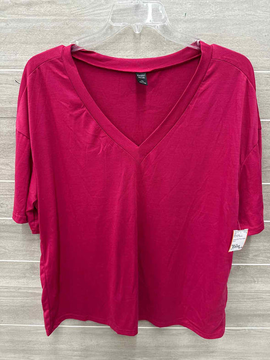 Emory Rose Size 1X Pink Plus Shirt