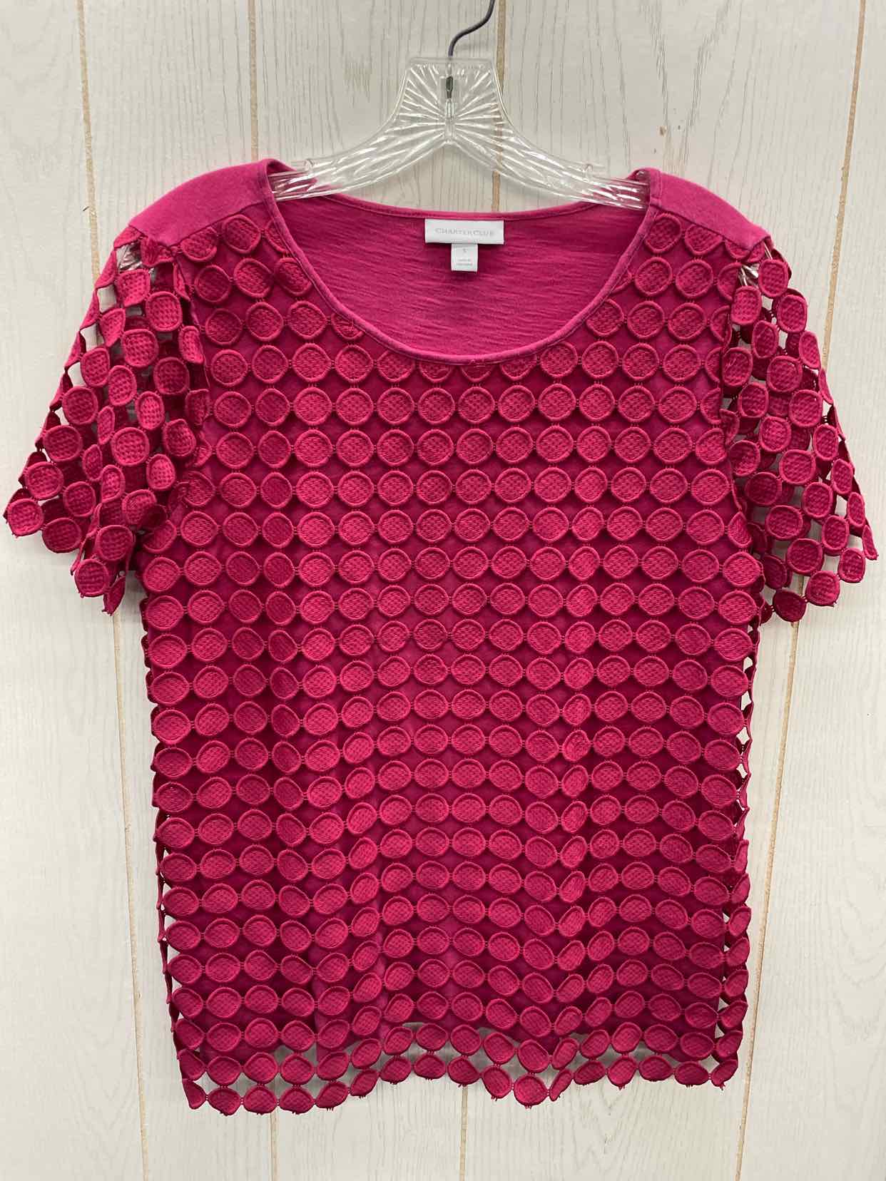 Charter Club Pink Womens Size Small Shirt