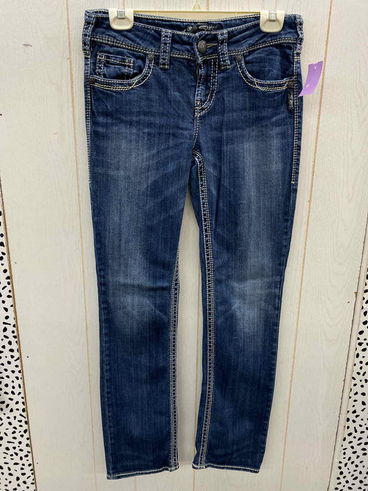 Silver Blue Womens Size 28 Jeans