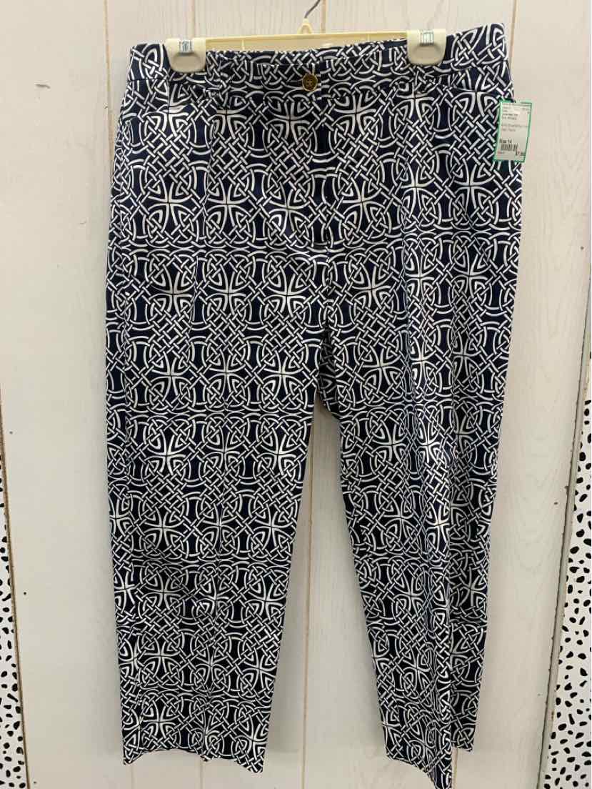 Jones New York Blue Womens Size 14 Pants