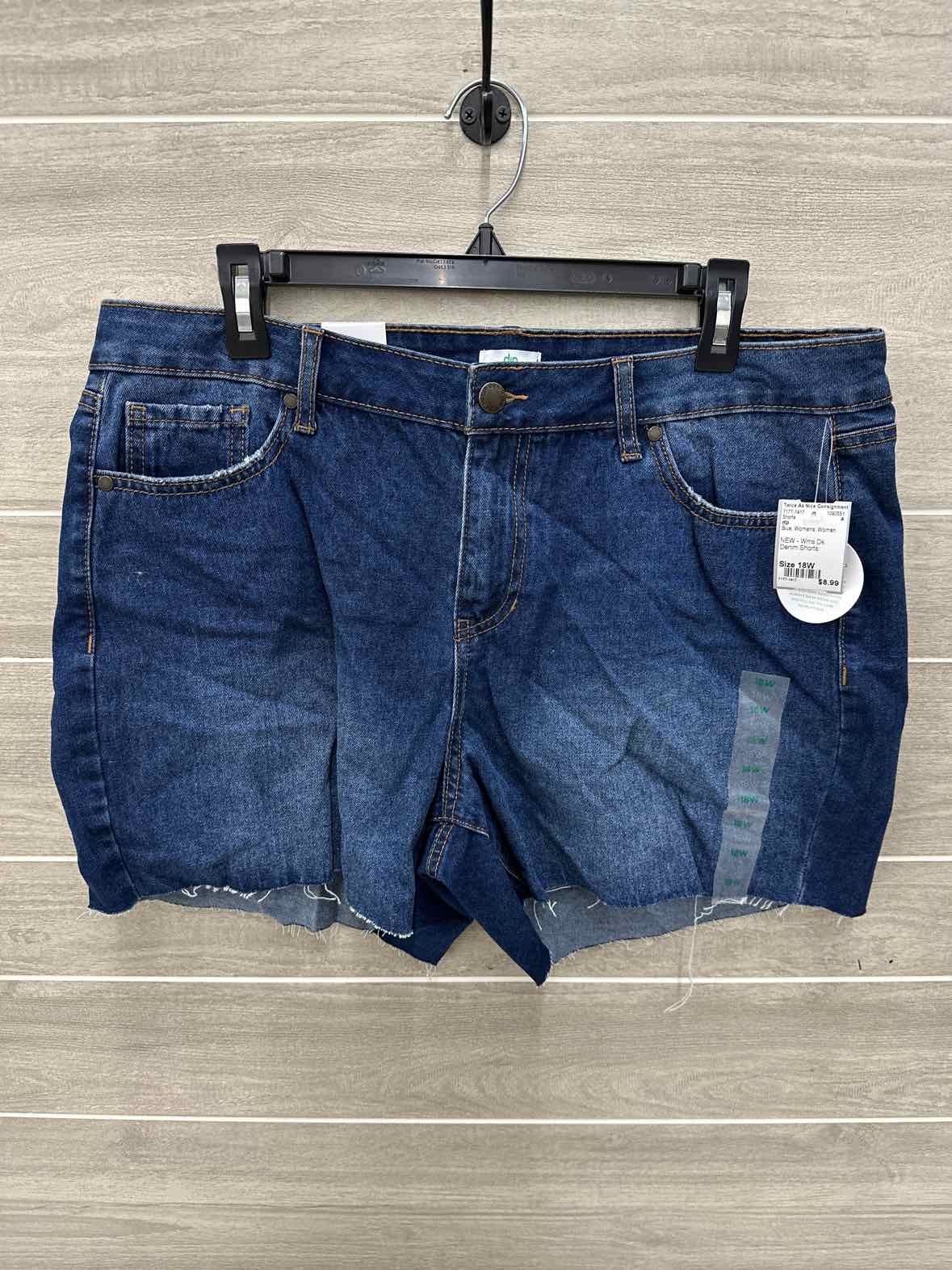 dip Blue Womens Women Size 18W Shorts