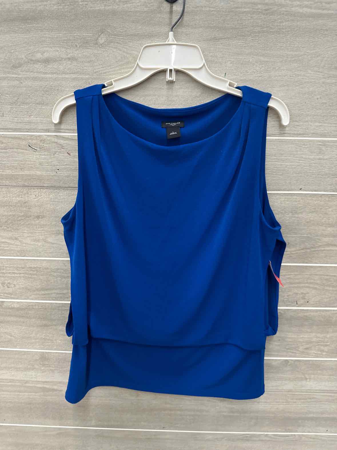 Ann Taylor Size L Blue Womens Tank Top
