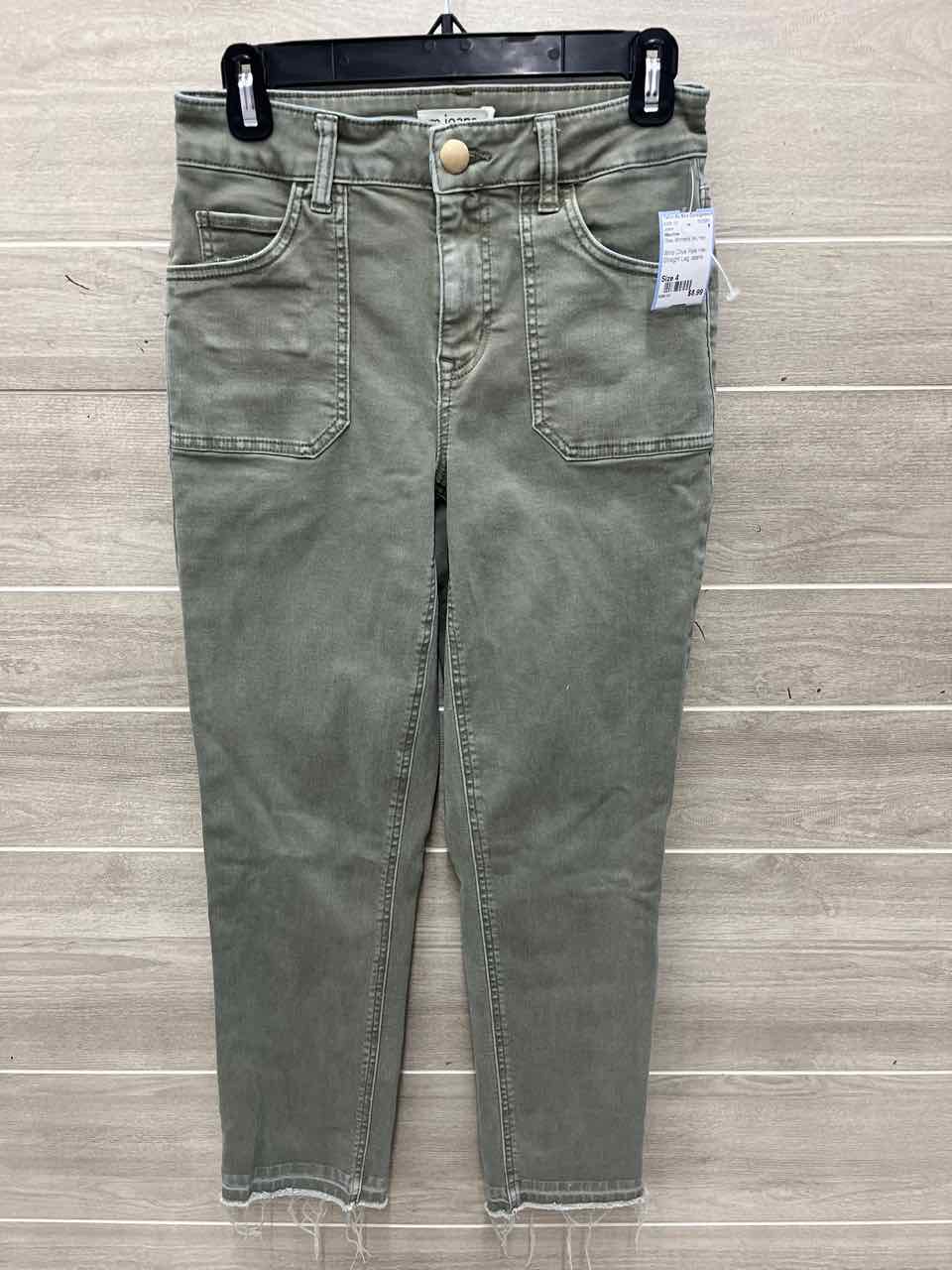 Maurices Size 4 Olive Womens Jeans