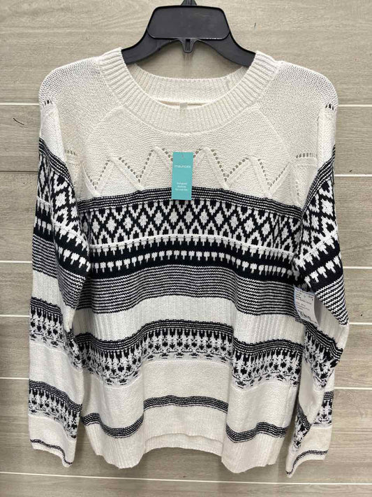 Maurices Size L White Womens Sweater