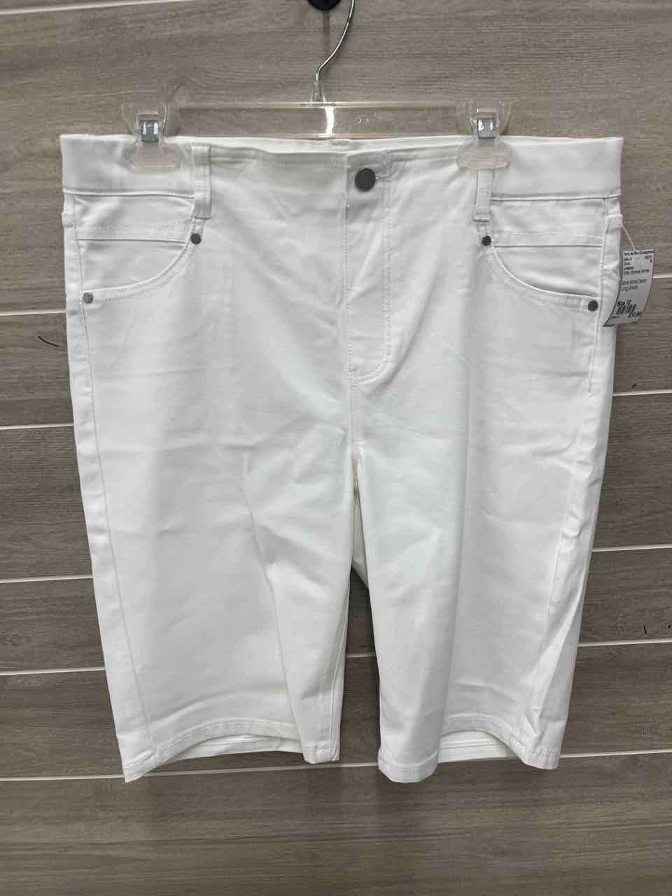 Liverpool White Womens Women Size 12 Shorts