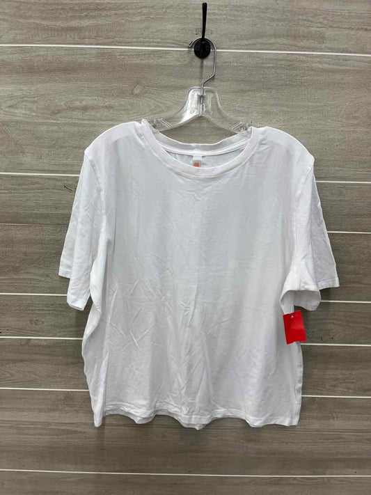 Mono b Size 2X White Plus Shirt