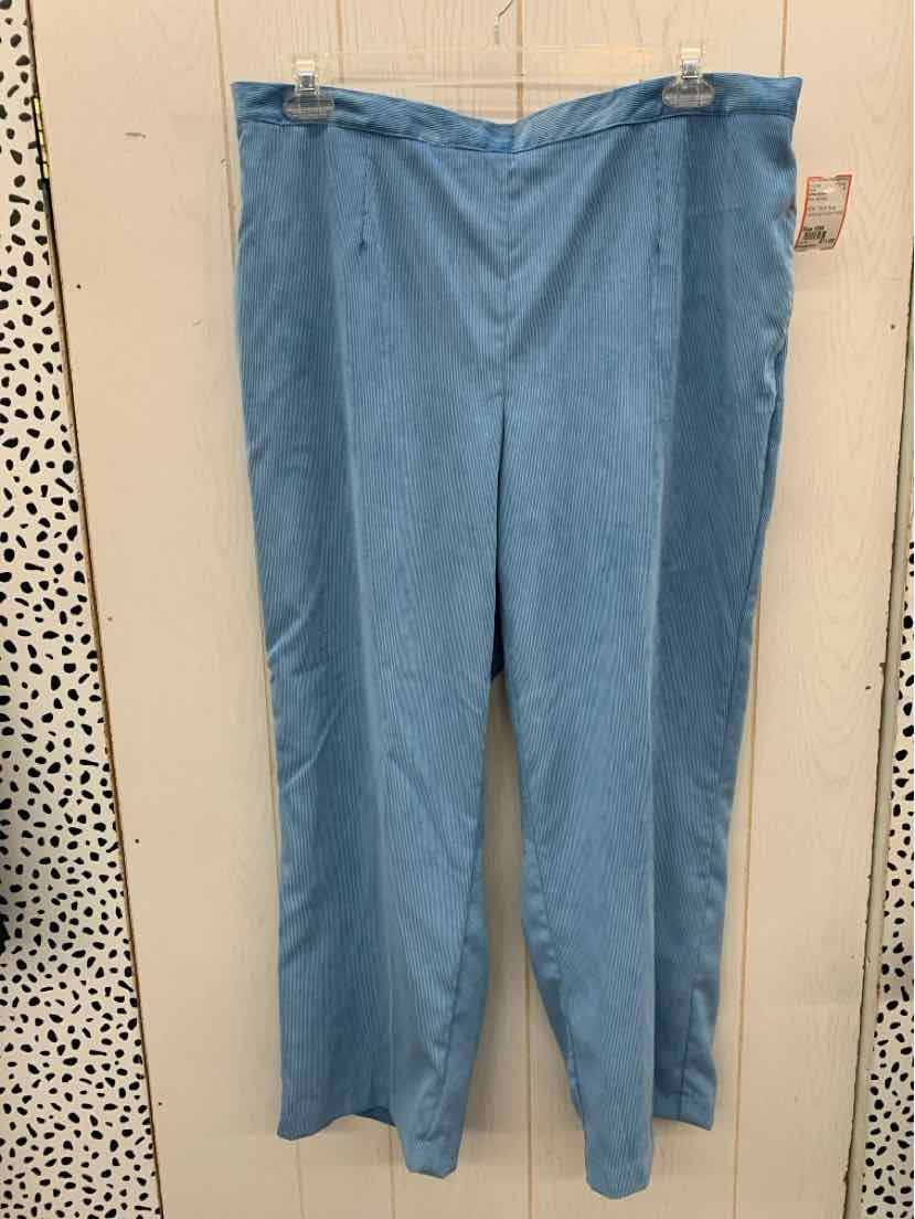 Alfred Dunner Blue Womens Size 18W Pants