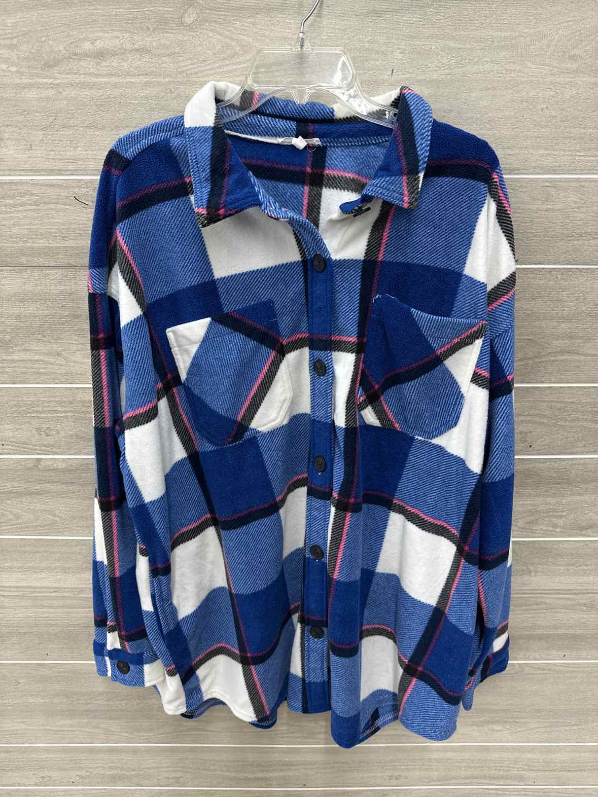 Maurices Size 2X Blue Womens Shirt