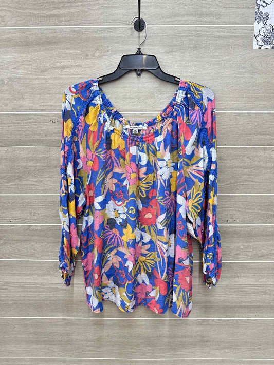 Zac & Rachel Blue Womens Women Size 2X Shirt