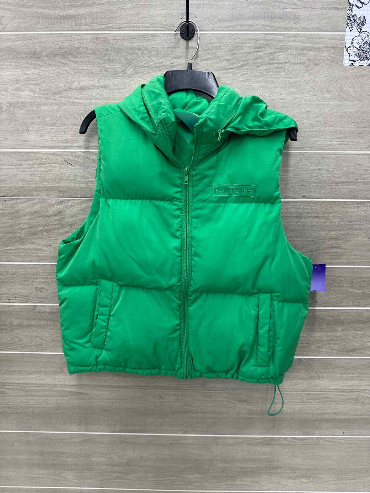 Pantone Size L Green Womens Vest