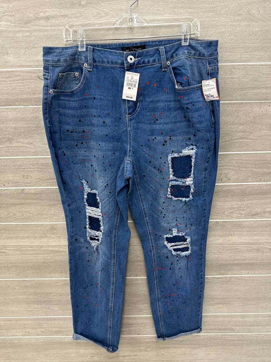 Ashley Stewart Blue Womens Women Size 18 Jeans
