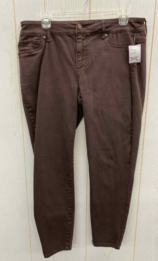 Maurices Brown Womens Size 12 Short Pants