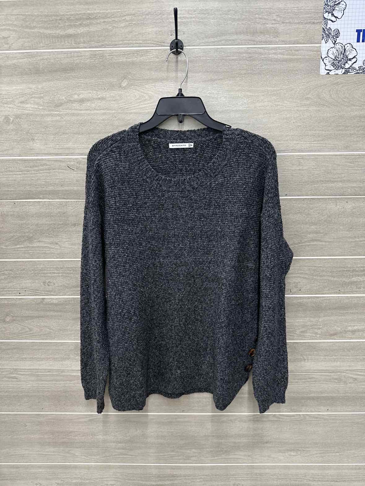 Staccato Size M/L Gray Womens Sweater