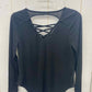 Maurices Black Womens Size M Shirt