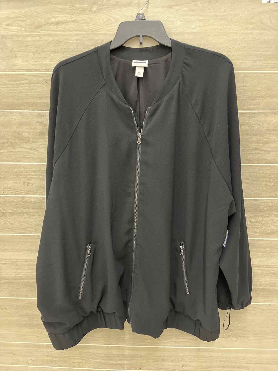 Ava & Viv Size 4X Black Womens Blazer