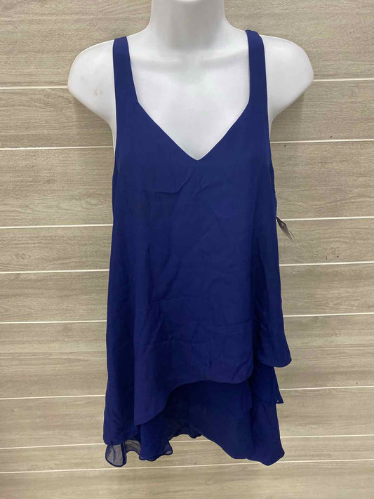 PARKER Navy Womens Size 4 Dress