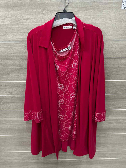 Susan Graver Size 3X Pink Plus Shirt