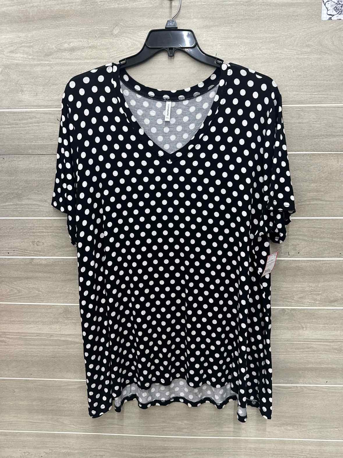 Size 4X Black Plus Shirt
