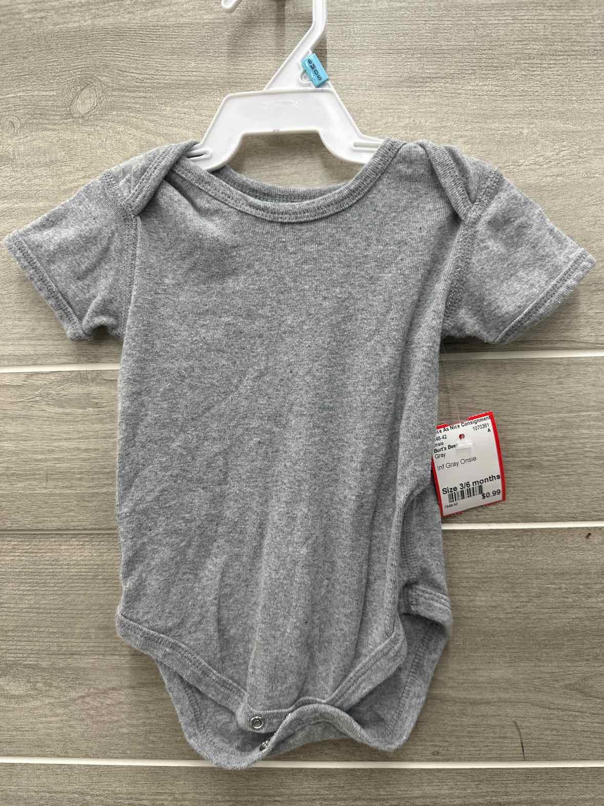 Burt's Bees Infant 3/6 months Onsie