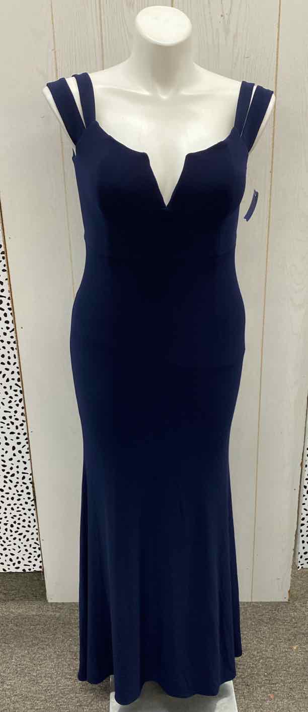 Xscape Navy Womens Size 12 Gown/Evening Wear