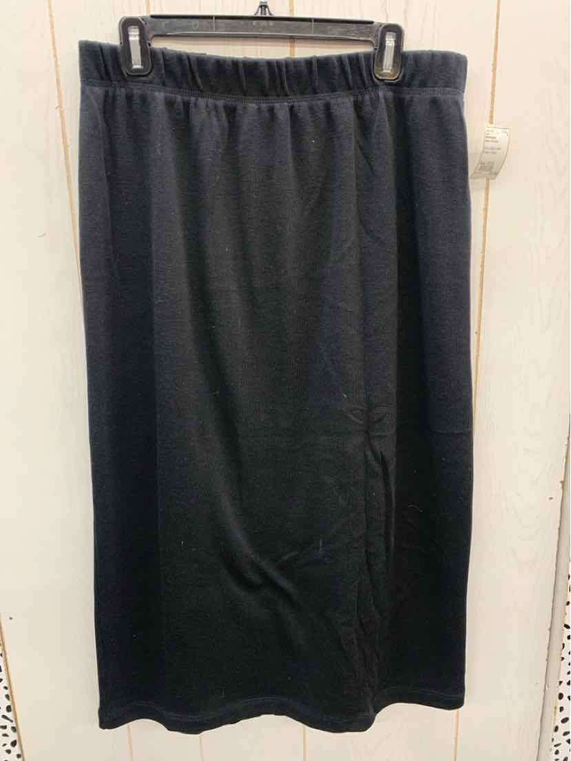 Worthington Black Womens Size 12/14 Skirt