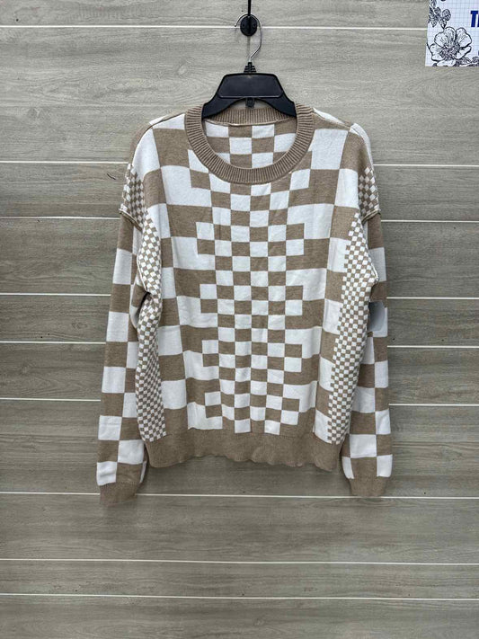 Tan Womens Women Size M/L Sweatshirt