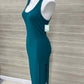 Maurices Size 8/10 Teal Womens Dress