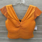 Express Size XL Orange Womens Shirt