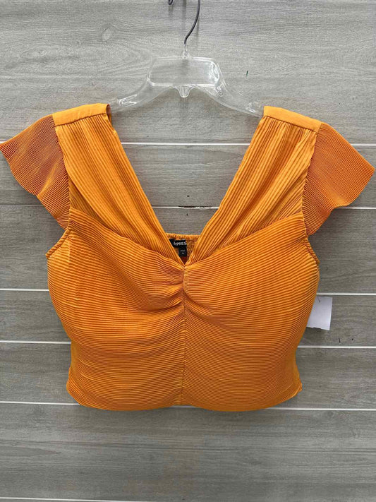 Express Size XL Orange Womens Shirt