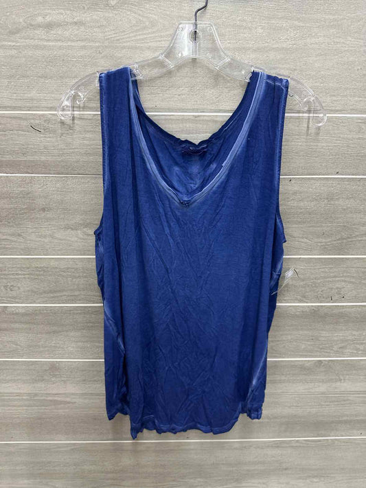 Zenana Blue Womens Women Size XL Tank Top
