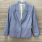 Kensie Blue Womens Women Size 6 Blazer