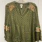 Chico's Olive Womens Size L Shirt