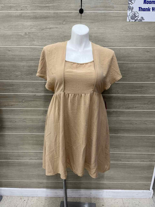 Heyson Size 10 Tan Womens Dress