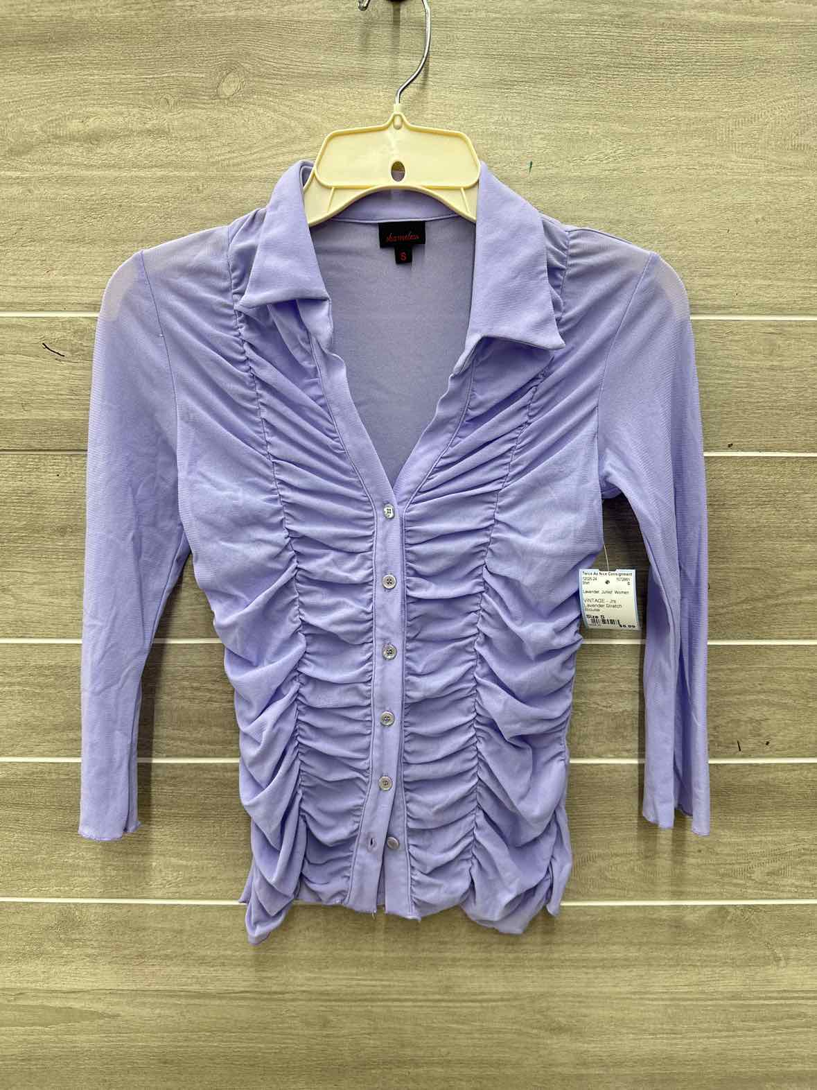 Size S Lavender Junior Shirt