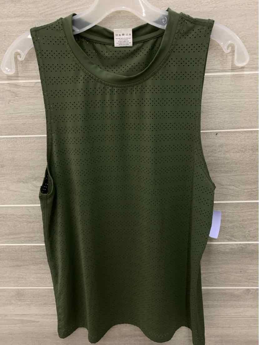Zyia Olive Womens Size M Tank Top