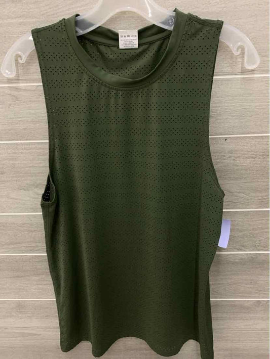 Zyia Olive Womens Size M Tank Top