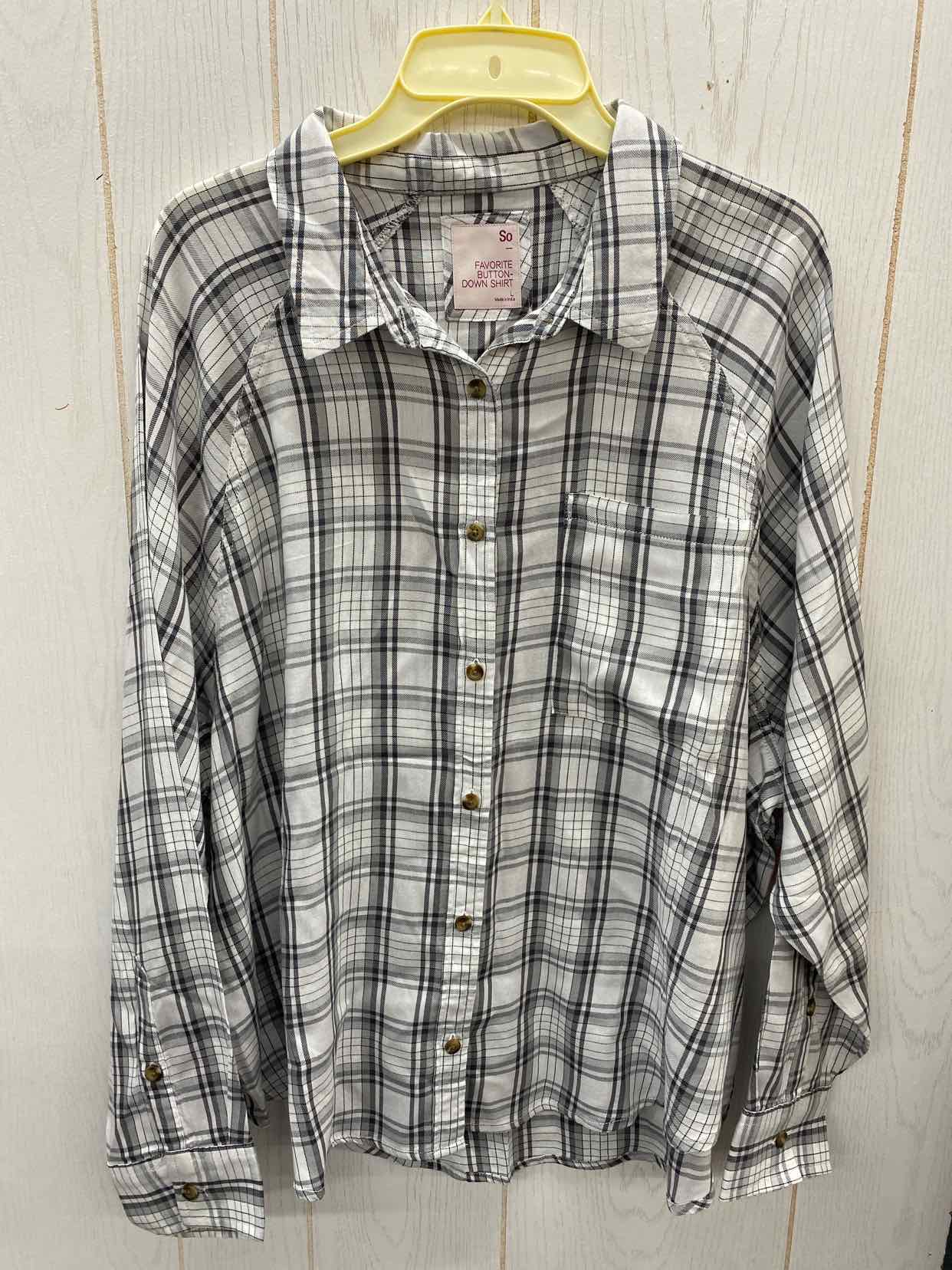 So Gray Womens Size L Shirt