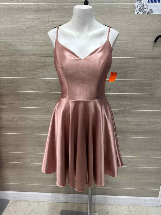 Tiffany Designs Size 4 Pink Womens Dress