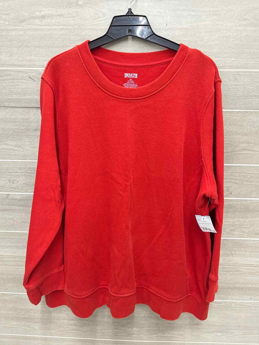 Duluth Size 3X Red Plus Sweatshirt
