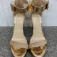 Gold Womens Size 8.5 Sandals