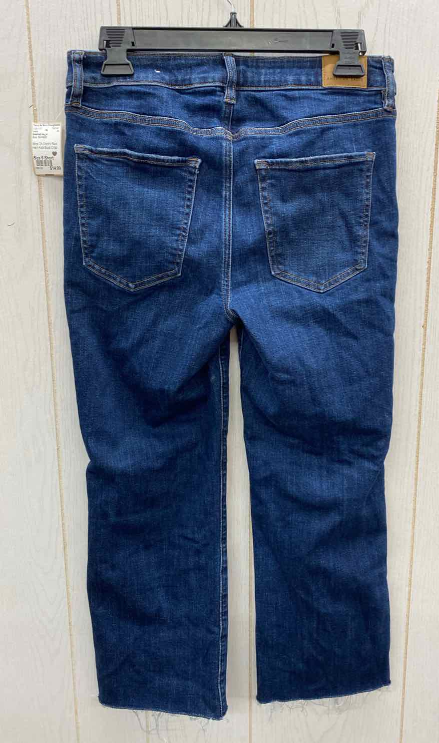 American Eagle Blue Womens Size 6 Short Jeans