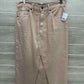 Just USA Size 8/10 Tan Womens Skirt
